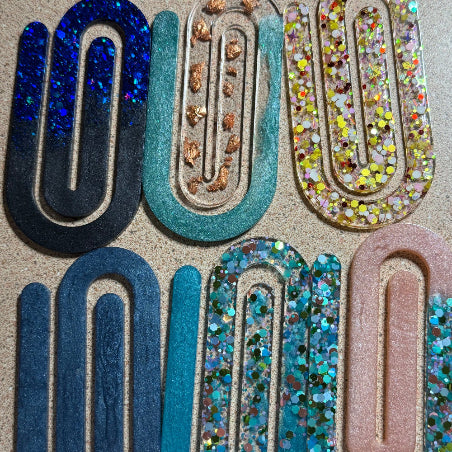Paperclip Resin Bookmark